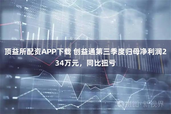 顶益所配资APP下载 创益通第三季度归母净利润234万元，同比扭亏