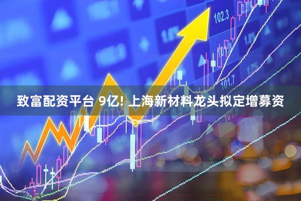 致富配资平台 9亿! 上海新材料龙头拟定增募资
